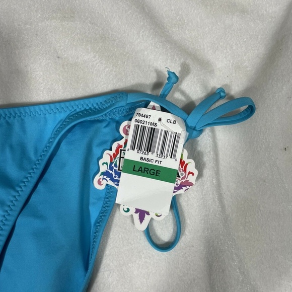 NWT $38 Becca Color Code Side Tie Basic Fit‎ Bikini Bottoms CLB [ Large ] #4033 - Picture 7 of 11